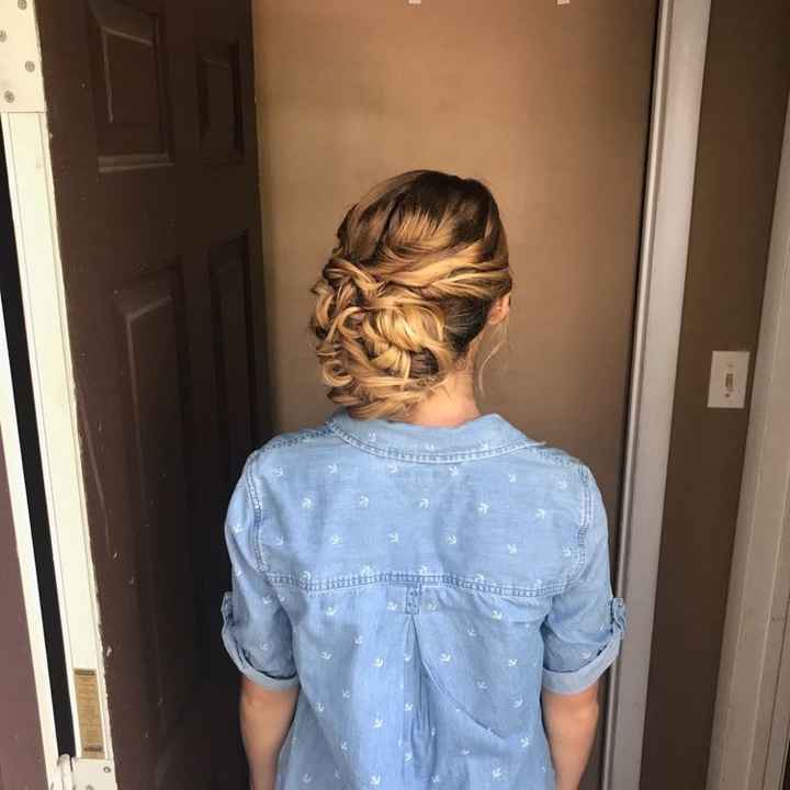 Had my hair and make up trial!!