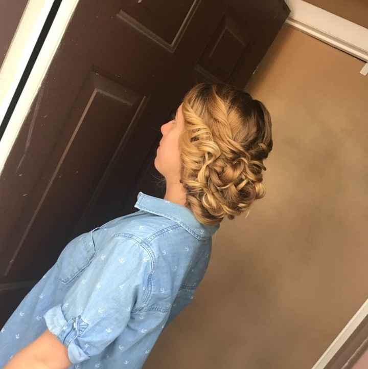 Had my hair and make up trial!!