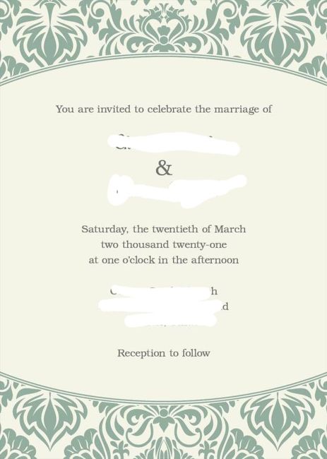 Wedding invitations looking for inspiration - 1