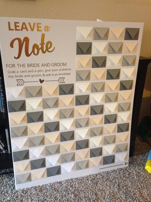Show me your non traditional guest book! Or your inspiration!