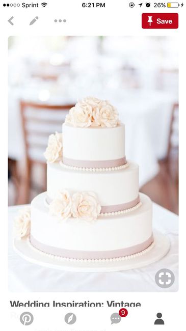  Show me your wedding cake/ wedding cake inspo! - 1