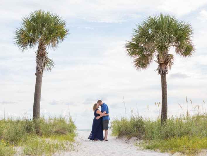 beneath the palms