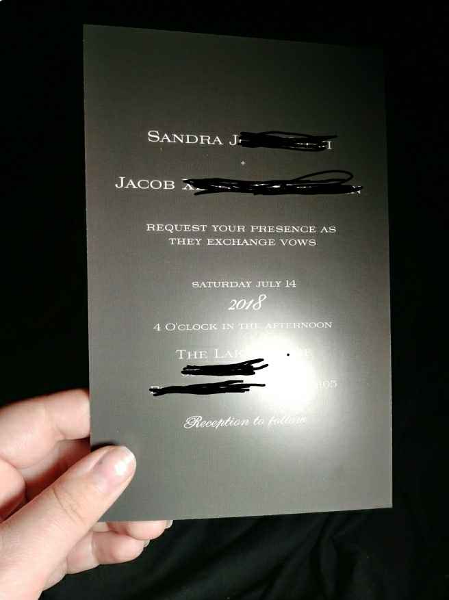  Invitations came in!!! - 4