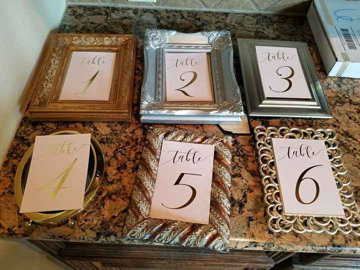 Table Numbers!!!
