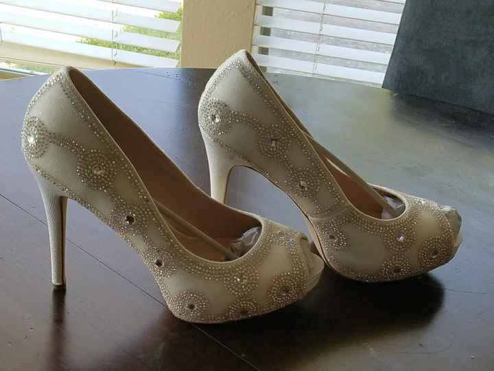 I bought my wedding shoes!
