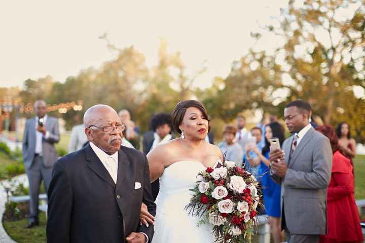 Down the aisle we go!