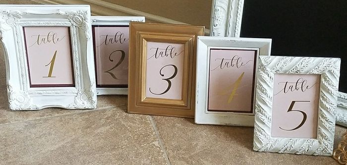 Table Numbers!!!