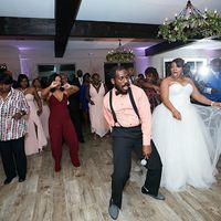 Our emcee - keeping the party going!