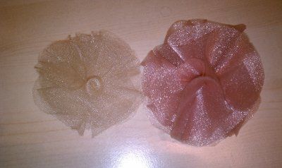 WR - First Attempt at DIYing Fabric Flowers (pics)