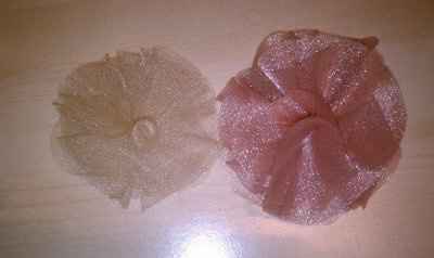 WR - First Attempt at DIYing Fabric Flowers (pics)