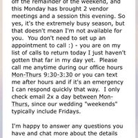 Communication Issues w/ Photog