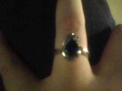 I Have a real ri-iiing. I have a real rii-iiing. Guess how I got it...  with pics!!
