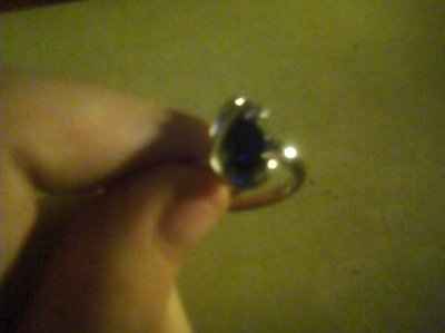 I Have a real ri-iiing. I have a real rii-iiing. Guess how I got it...  with pics!!