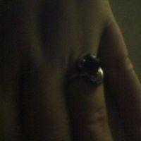 I Have a real ri-iiing. I have a real rii-iiing. Guess how I got it...  with pics!!