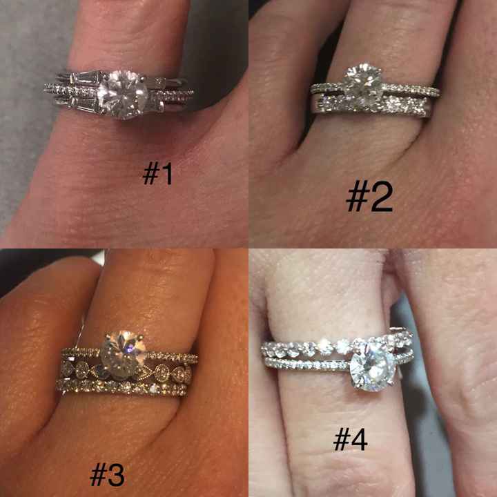Help me pick my wedding ring! The final 4!! - 1