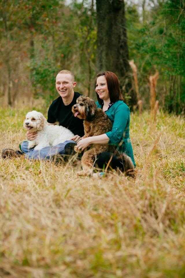 Engagement Pics with Dog!
