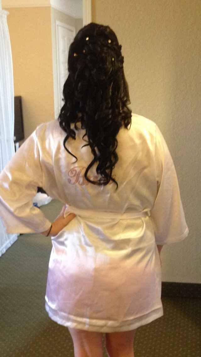 Those of you wearing you hair down or mostly down...