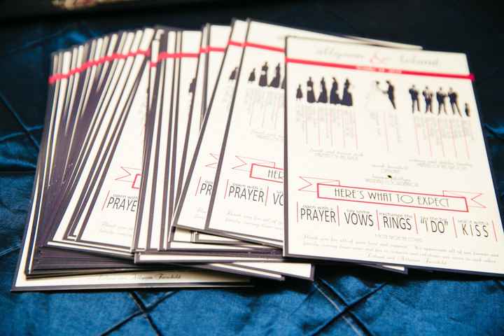 what to include in you wedding programs