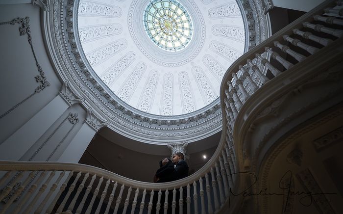 Engagement Photo’s at the Walters Art Museum by rj Peculiar Images - 4
