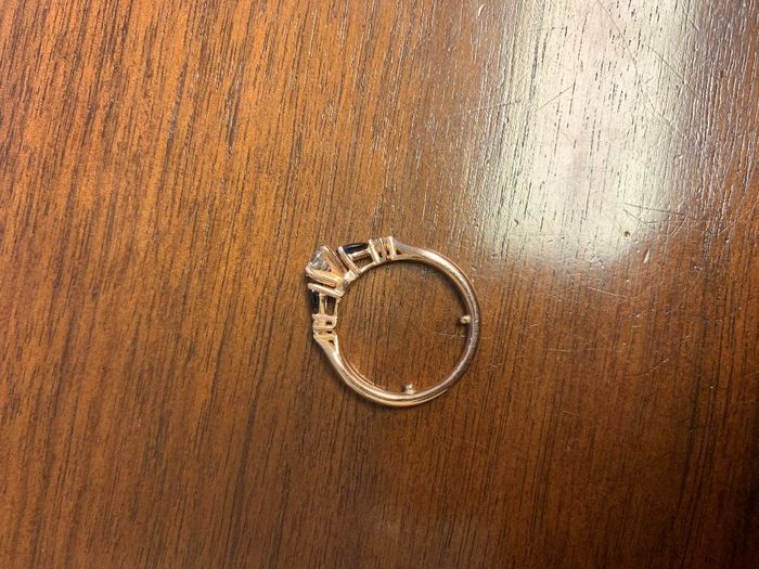 Side view with beads