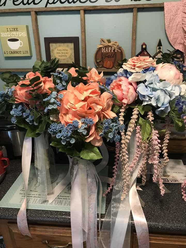 Artificial flower bouquets done! - 1