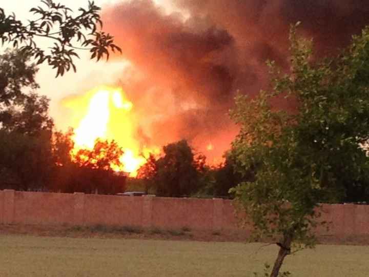 When there's a five alarm fire next to your venue on your wedding day