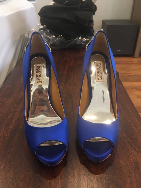 Blue wedding shoes - 2