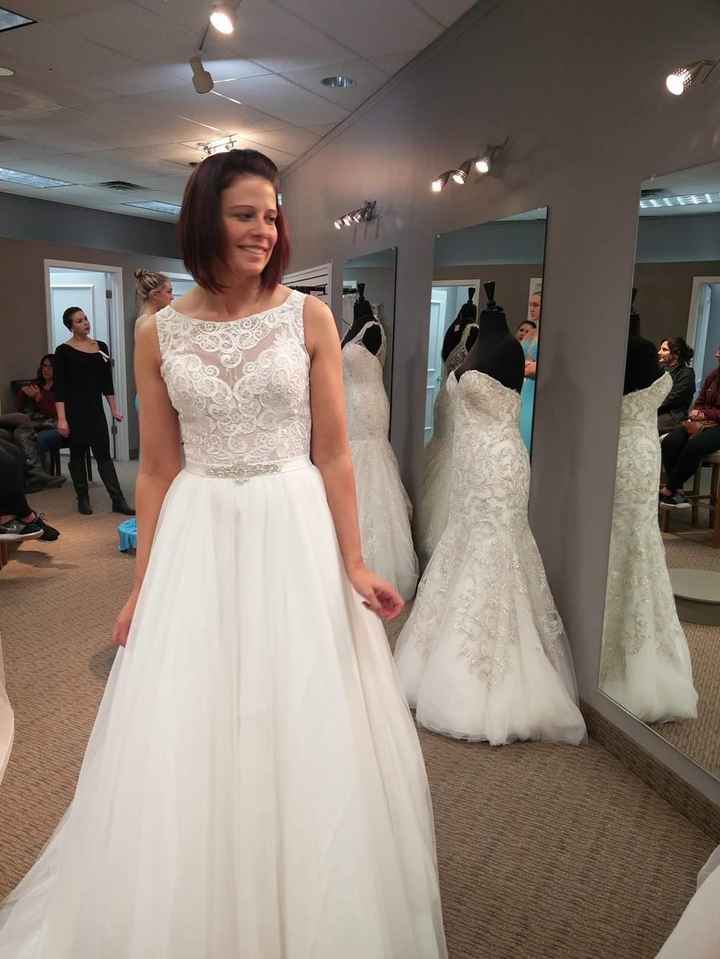 Let's see your wedding dresses.