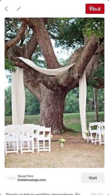 Fabric for wedding tree