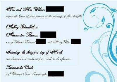 DIY Invitation *Pics* - UPDATE on Pg 3