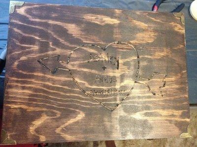 DIY Love Letter & Wine Box