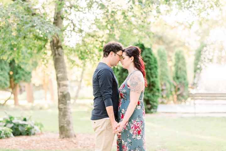 We got our professional engagement photos back and I love them! There were so many good ones to choo