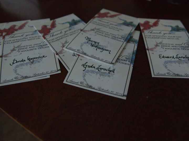 My invitations and place cards! (pics)