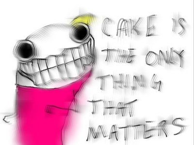Hilarious blog post about cake..not really WR