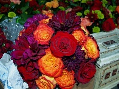 Purple Bridesmaid Dresses and Black Magic Roses!?