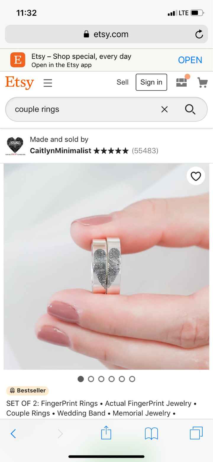 Etsy wedding bands? - 2