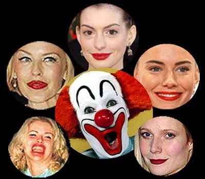 Red lipstick.  Trashy of classy?
