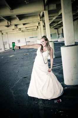 Trash the dress??