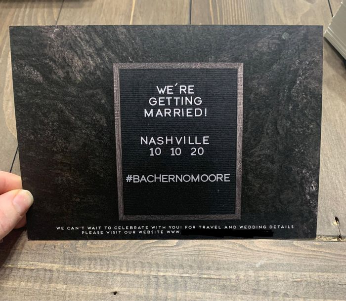 Save the Dates are in! Show us yours! 7