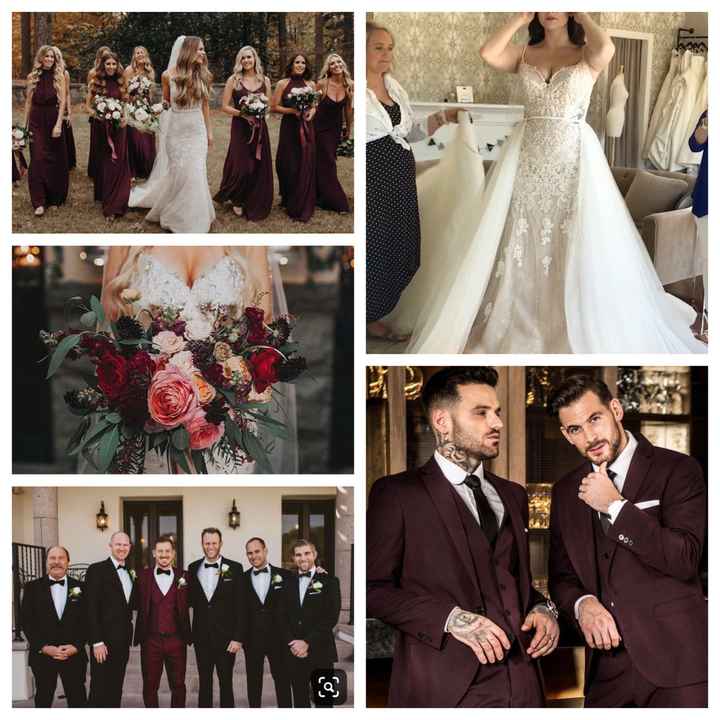 Blush/ivory gown- what color for bridesmaids? - 1