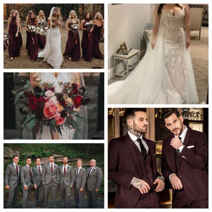 Blush/ivory gown- what color for bridesmaids? - 2