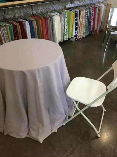 Help give me opinions on tablecloth color -- update pg 2