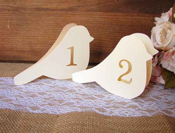 What are you using for table numbers?