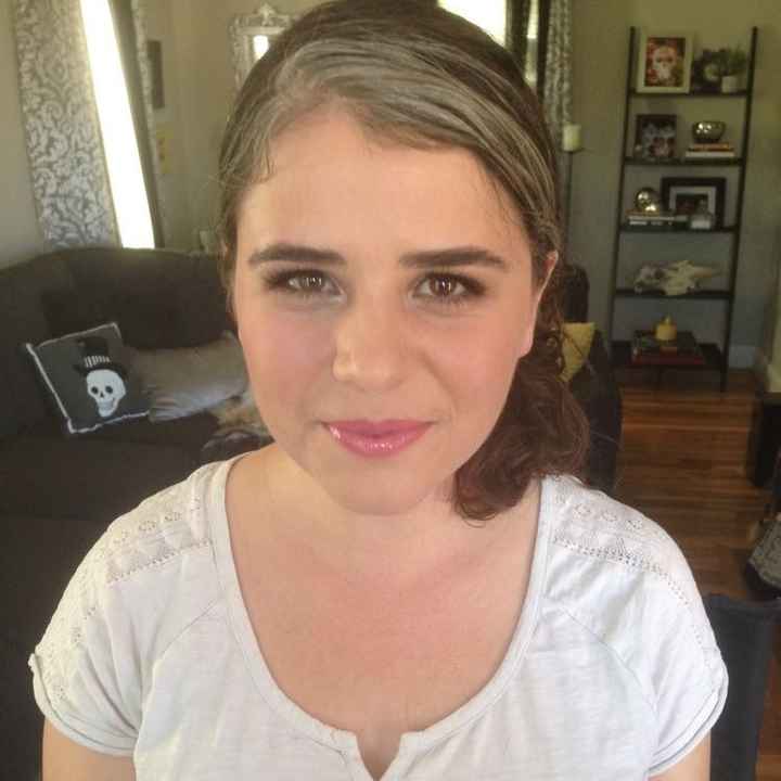 Make up and hair trial photos
