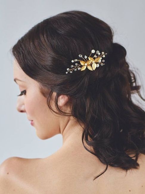 Hair  advice Headband or  this comb piece