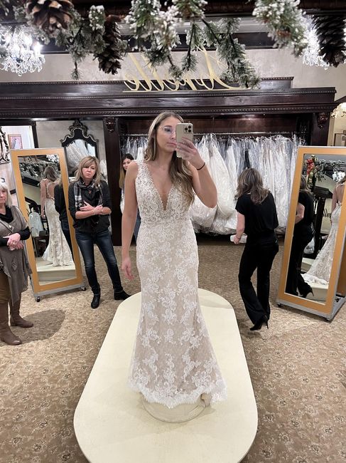 I’m not sure if i actually love my dress - 1