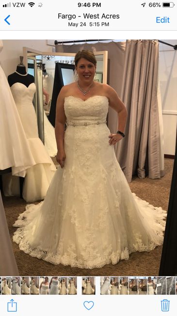 How to hem a lace wedding dress. Allure 9564 - 1