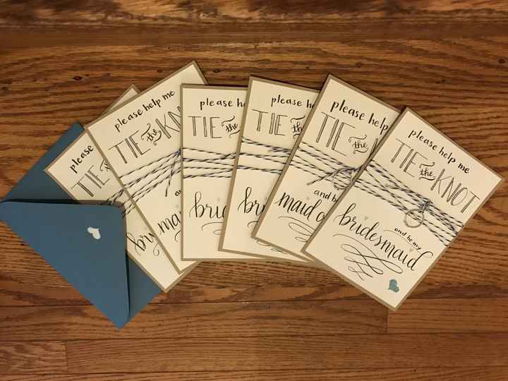 Bridesmaids proposal boxes