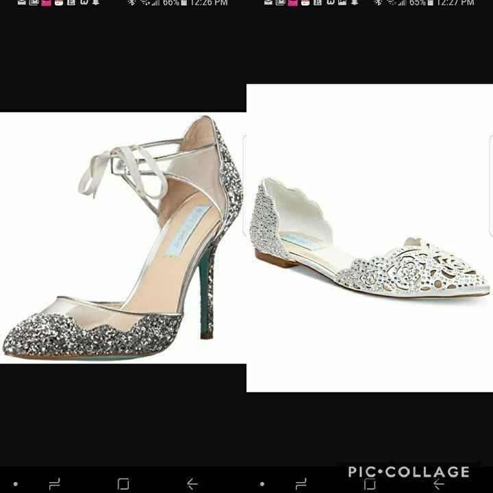 I bought my wedding shoes!