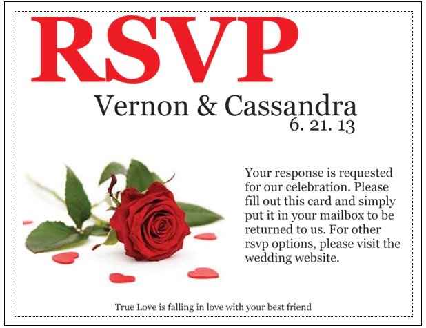 Drafts of RSVPs done...thoughts/corrections?